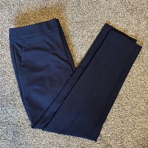 LOFT Navy Hight-Waist Skinny Dress Pant